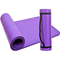 YBB Alfombrilla de Yoga Hydra- 183 cm x 61 cm (72 Pulgadas x 24 Pulgadas)- 10 mm de Grosor- tapete de Ejercicio de…